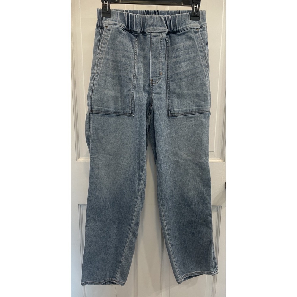 Madewell Womens Jeans Size XXS Blue Wash Pull On High Rise Tapered Jogger